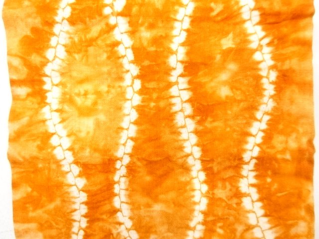  アンティーク　絞り　立涌模様　半幅帯（着用可）